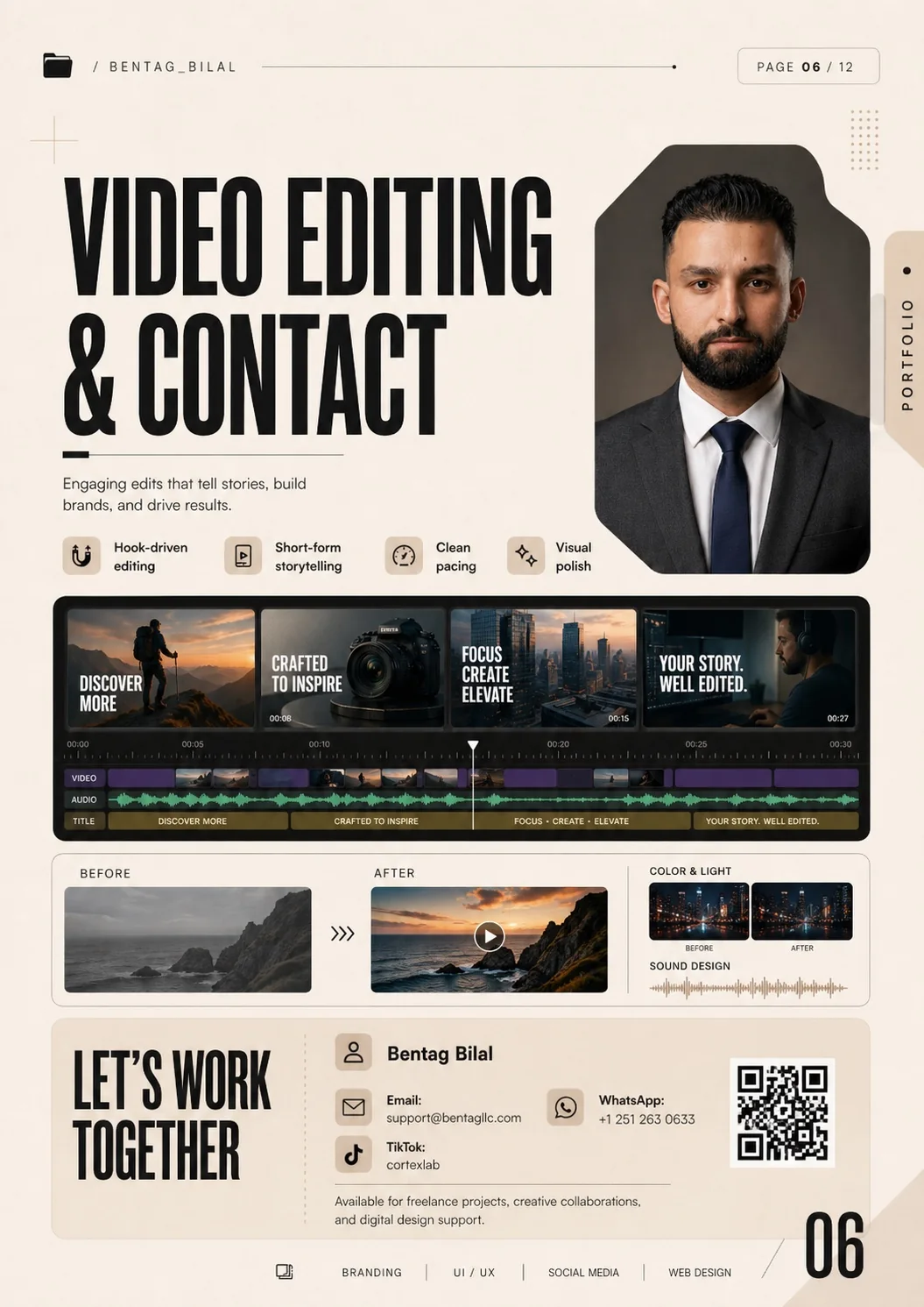 Video editing and content